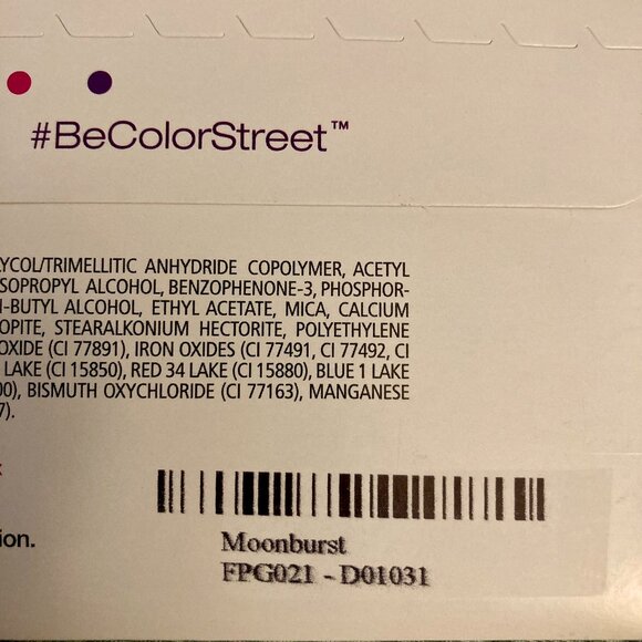 4 pks, Color Street Nail Polish Strips, Moonburst, How Swede It Is - Picture 2 of 3